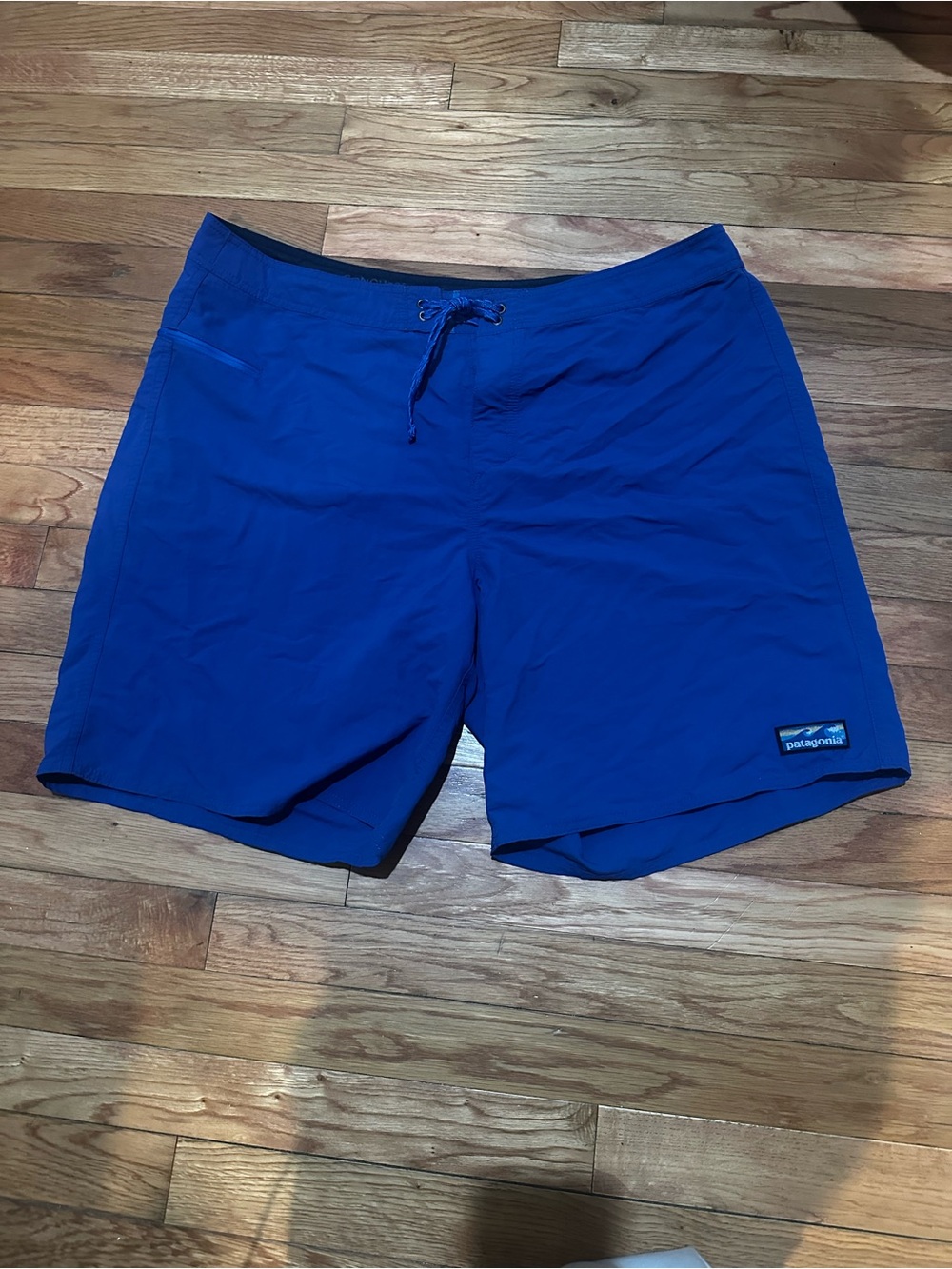 Patagonia Wavefarer Boardshorts Blue Pockets Swim Trunk Drawstring Surf 38‎